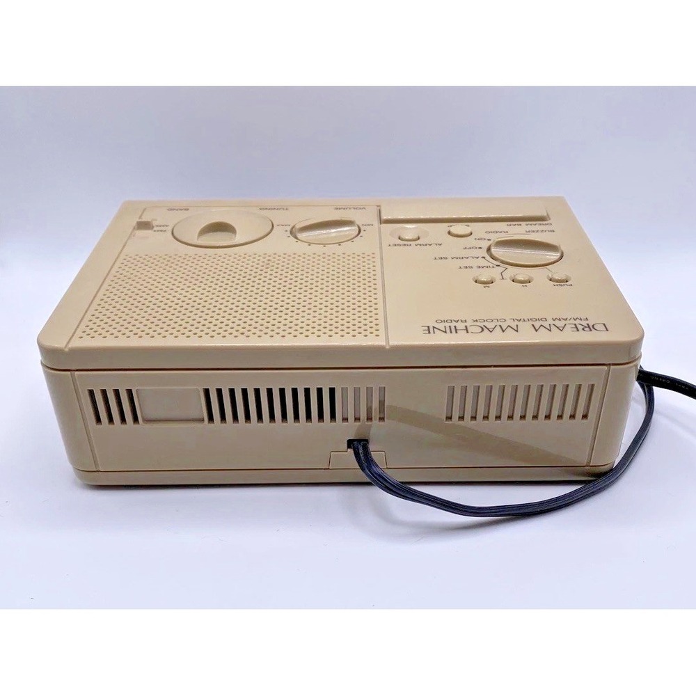 Vintage Sony Dream Machine ICF-C24 AM/FM Alarm Clock Radio Beige TESTED - Picture 6 of 7